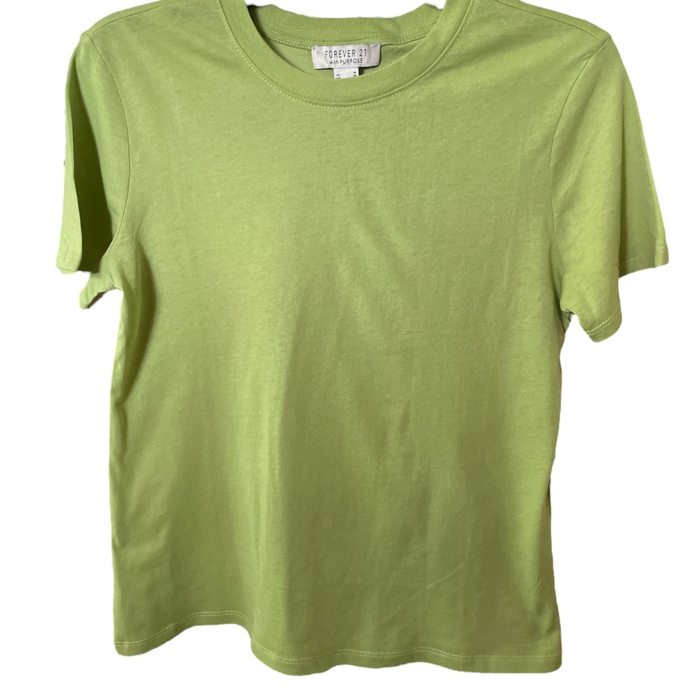 Forever 21 Lime Green Short Sleeve Tee